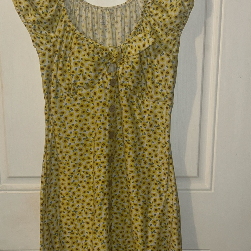 Floral Yellow Dress